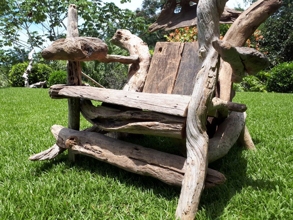 Driftwood Art Chair: Crazy Merlin